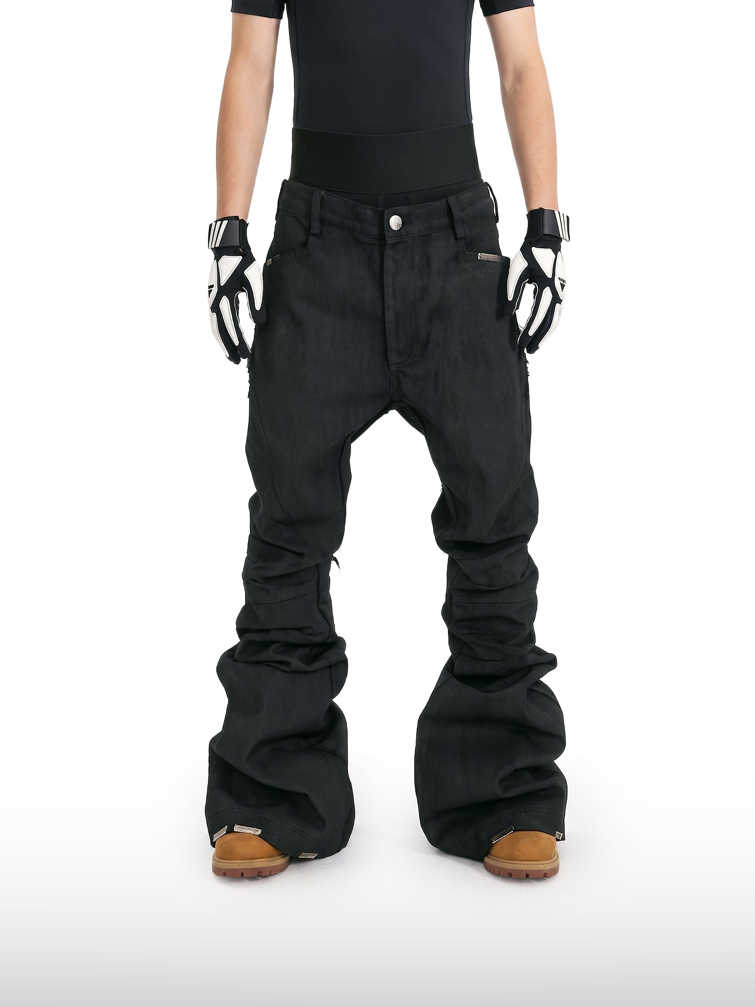 Night Black Flared Jeans