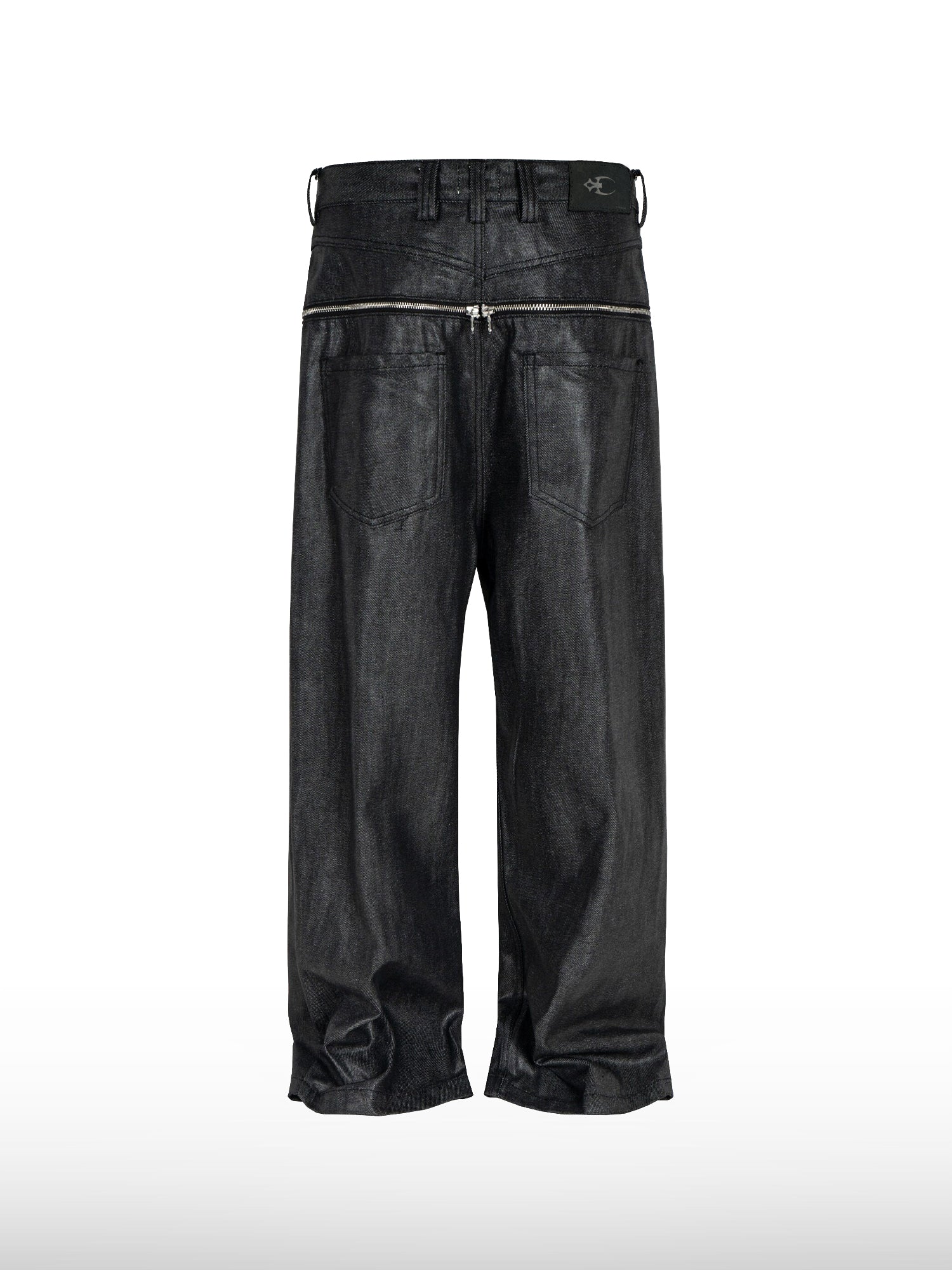 Jeans con cerniera Opium