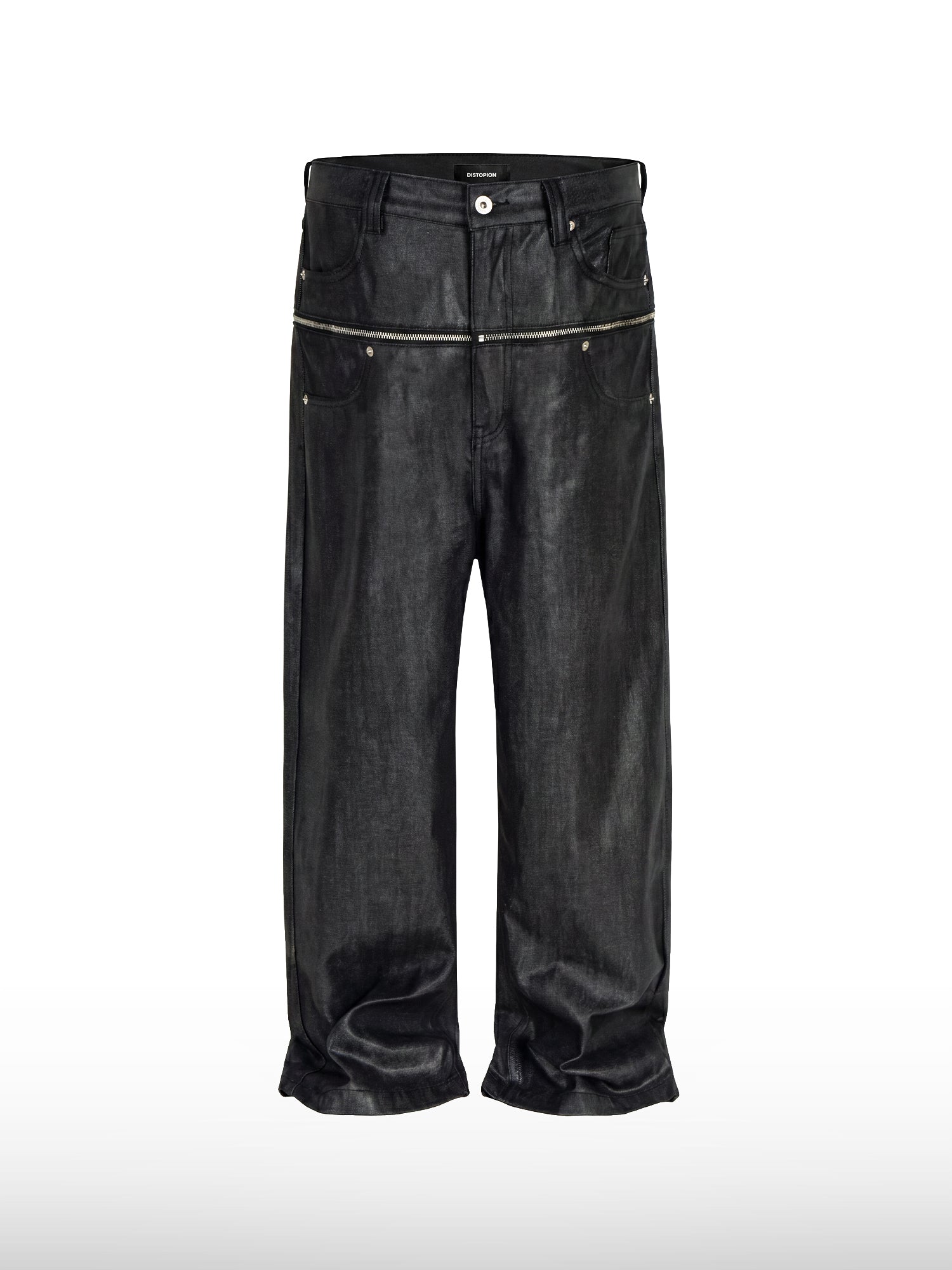 Jeans con cerniera Opium