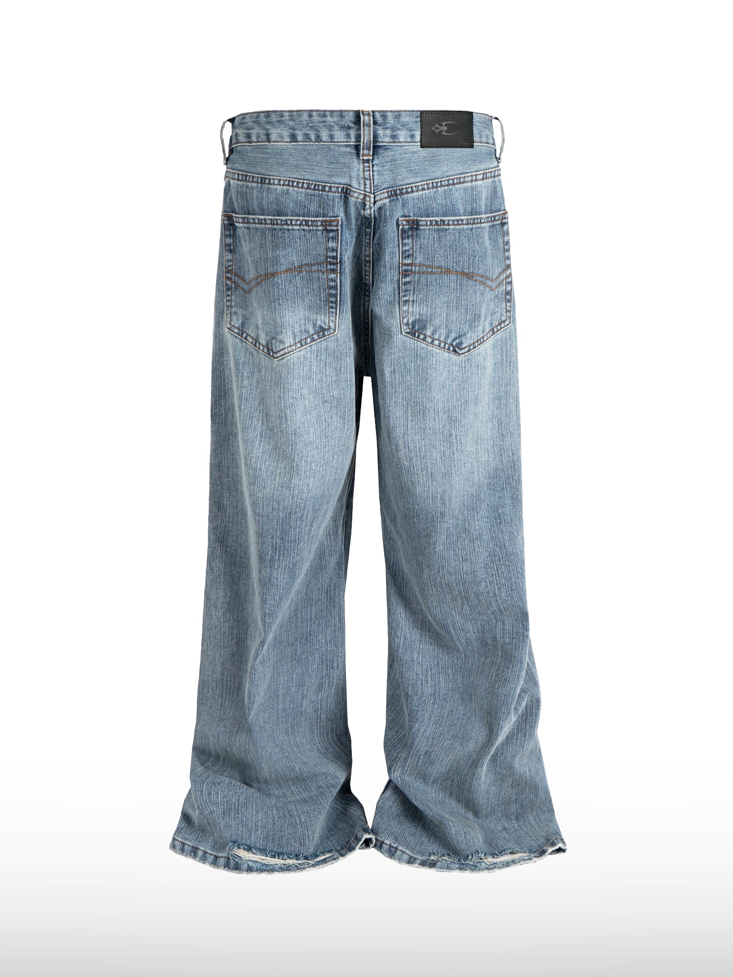 Jeans sbiaditi oversize