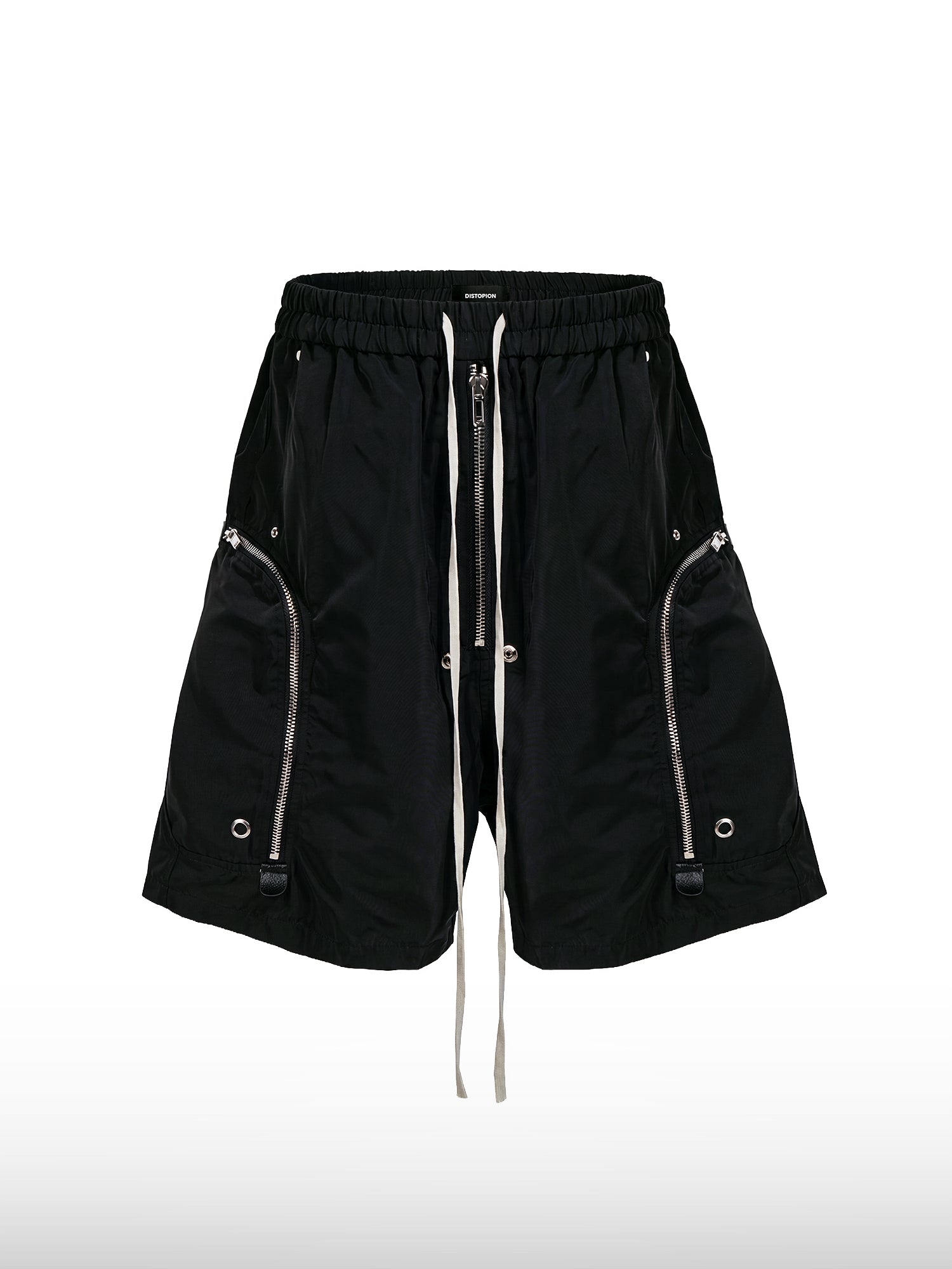 Pantaloncini Cargo con Cerniera Oversize