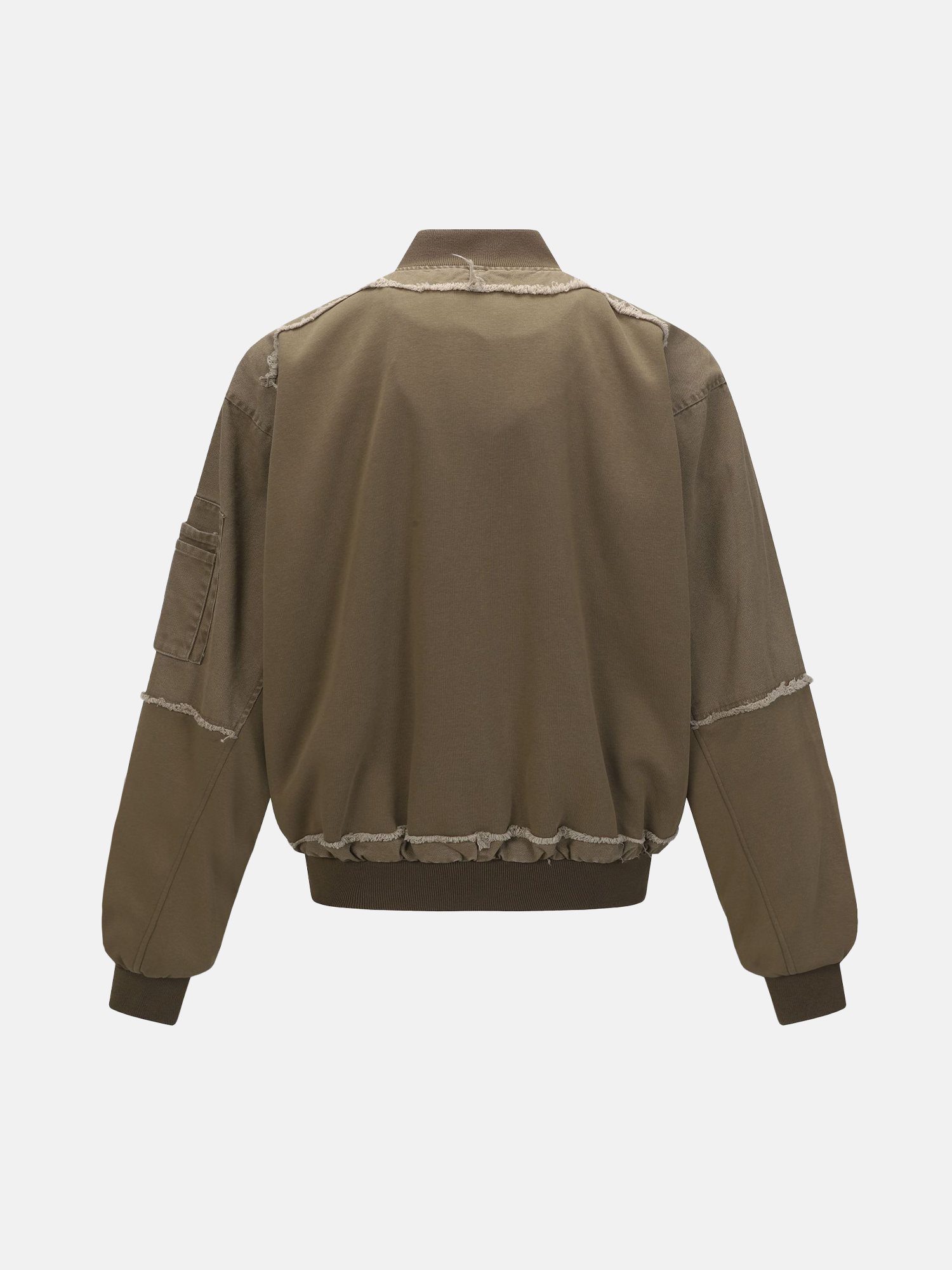 Patchwork Bomber Jacket