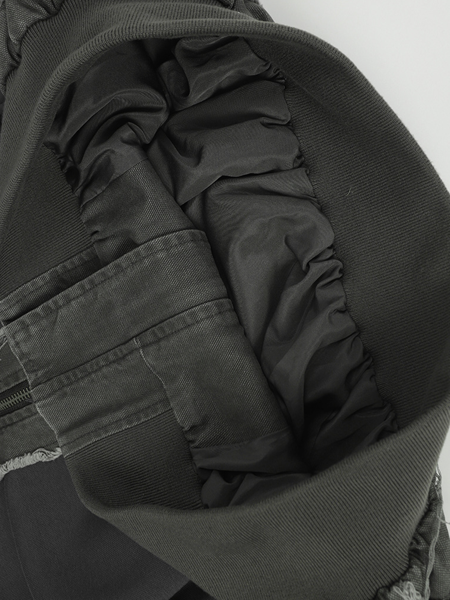 Patchwork Bomber Jacket