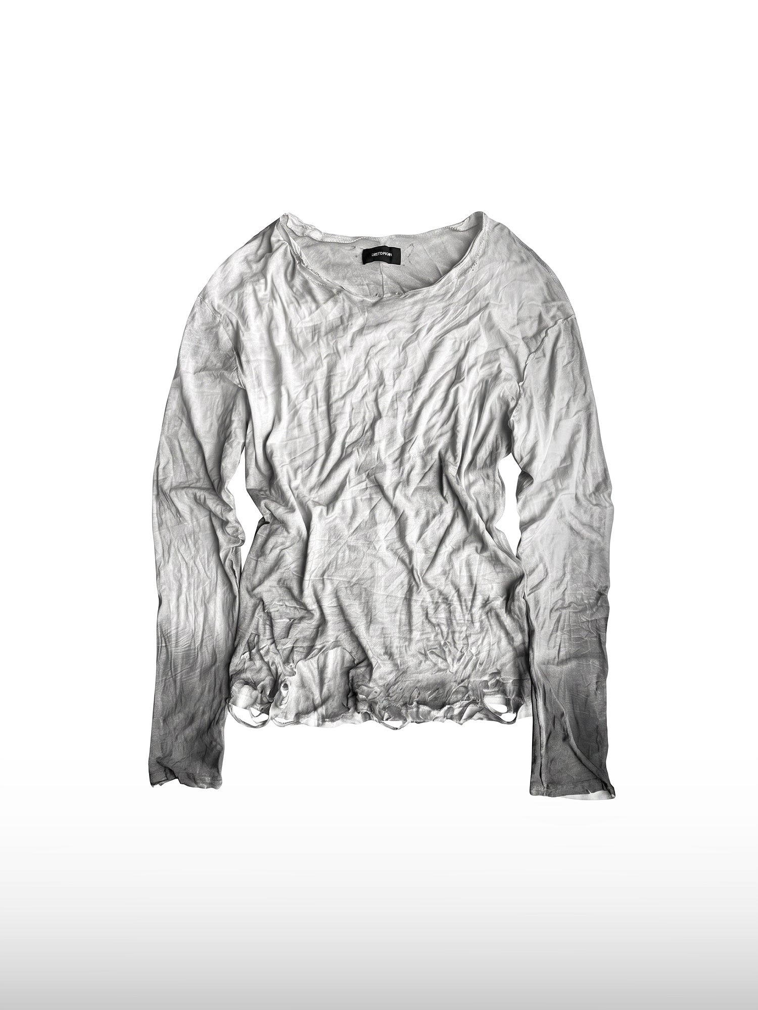 Raw Ombre Long Sleeve Shirt