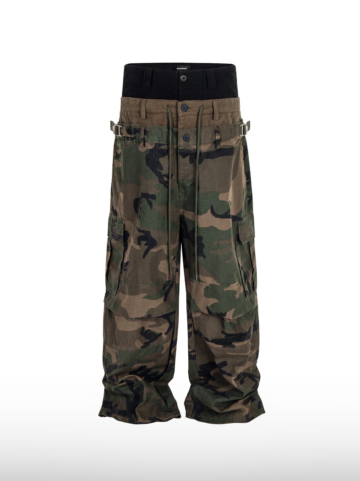 Pantaloni mimetici a vita tripla