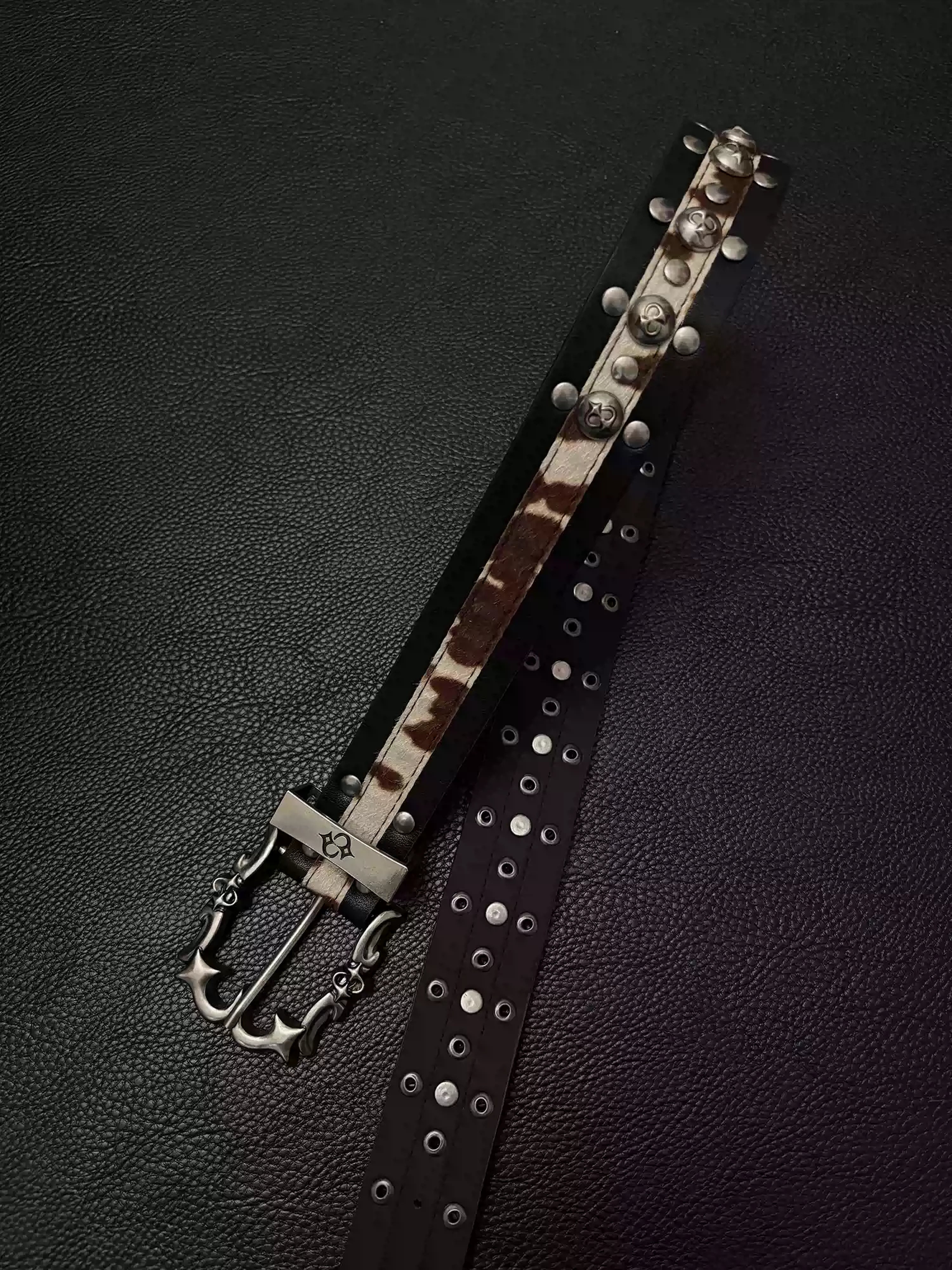 Rugged Cowhide Belt