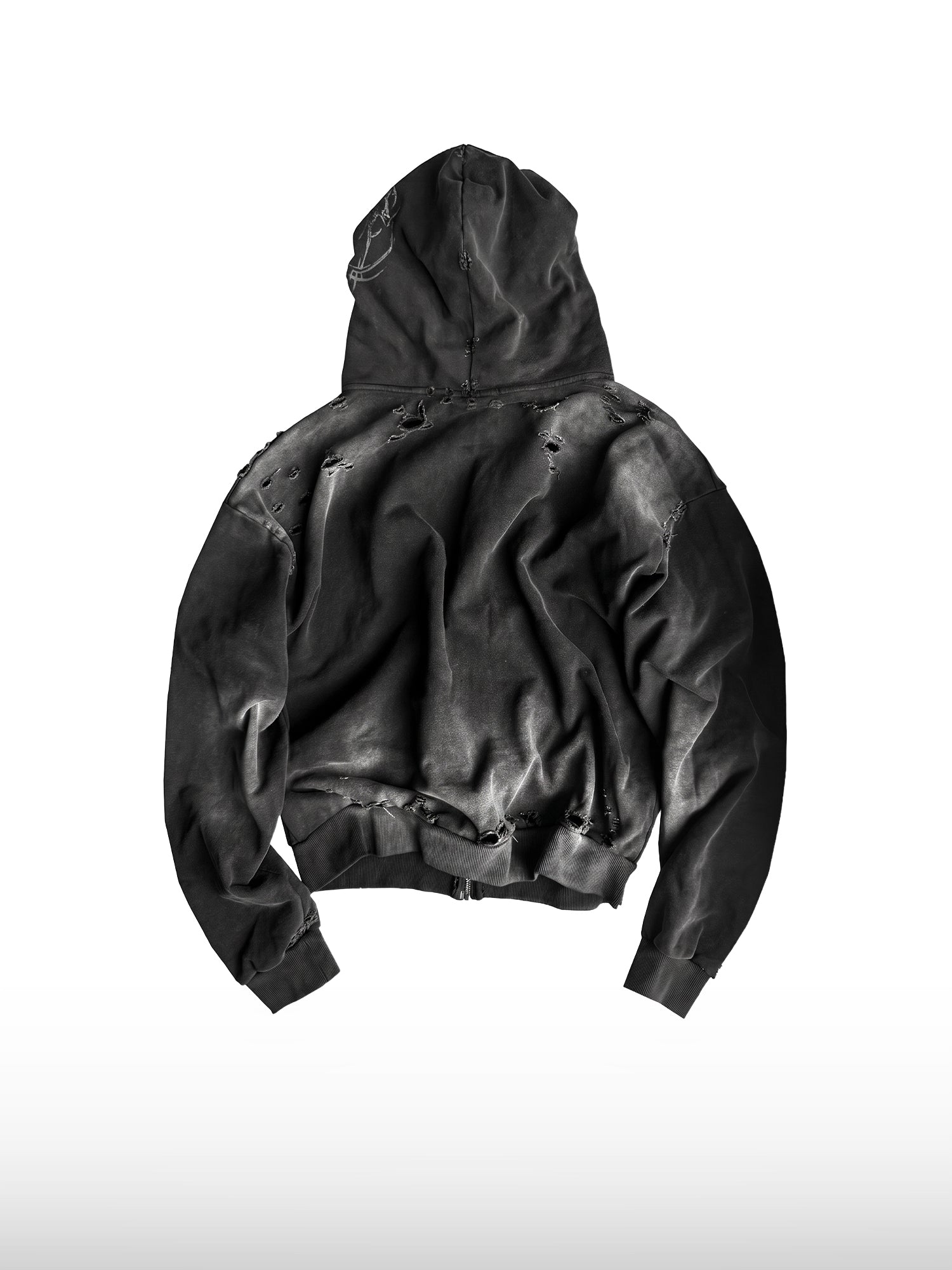 Rugged Washed Zip Hoodie