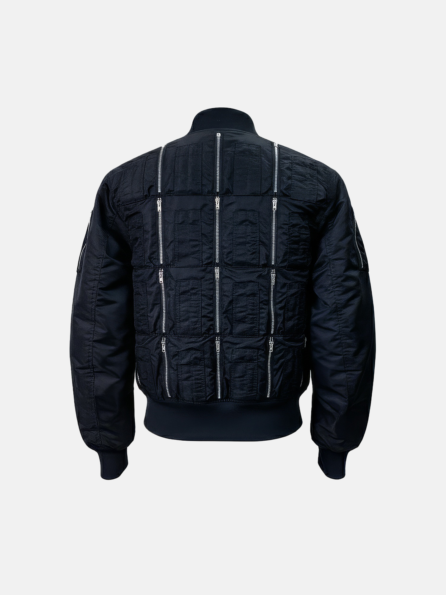 Bomber con cerniera posteriore