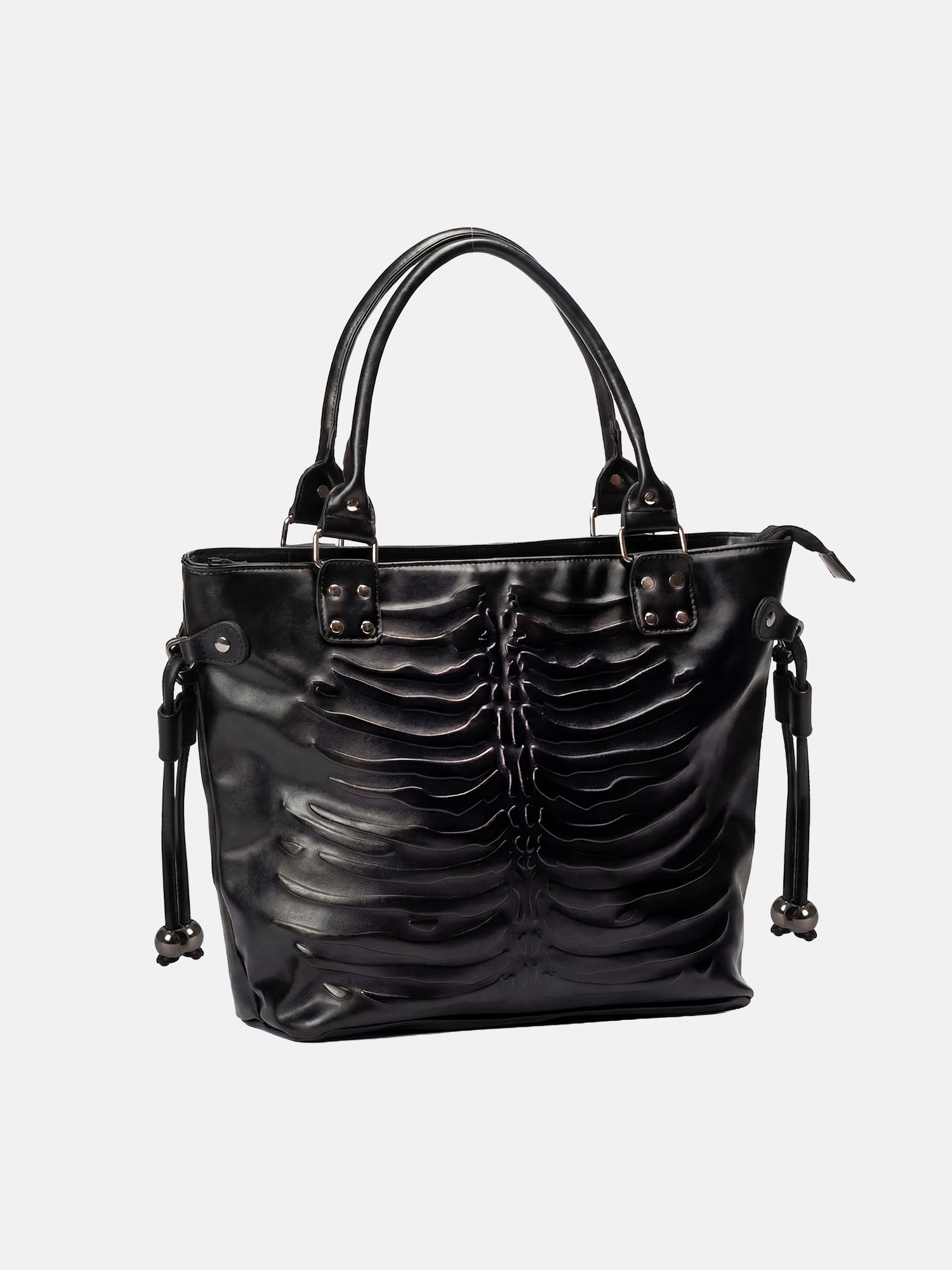 Borsa a mano con gabbia toracica vile