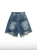Pantaloncini vintage in difficoltà