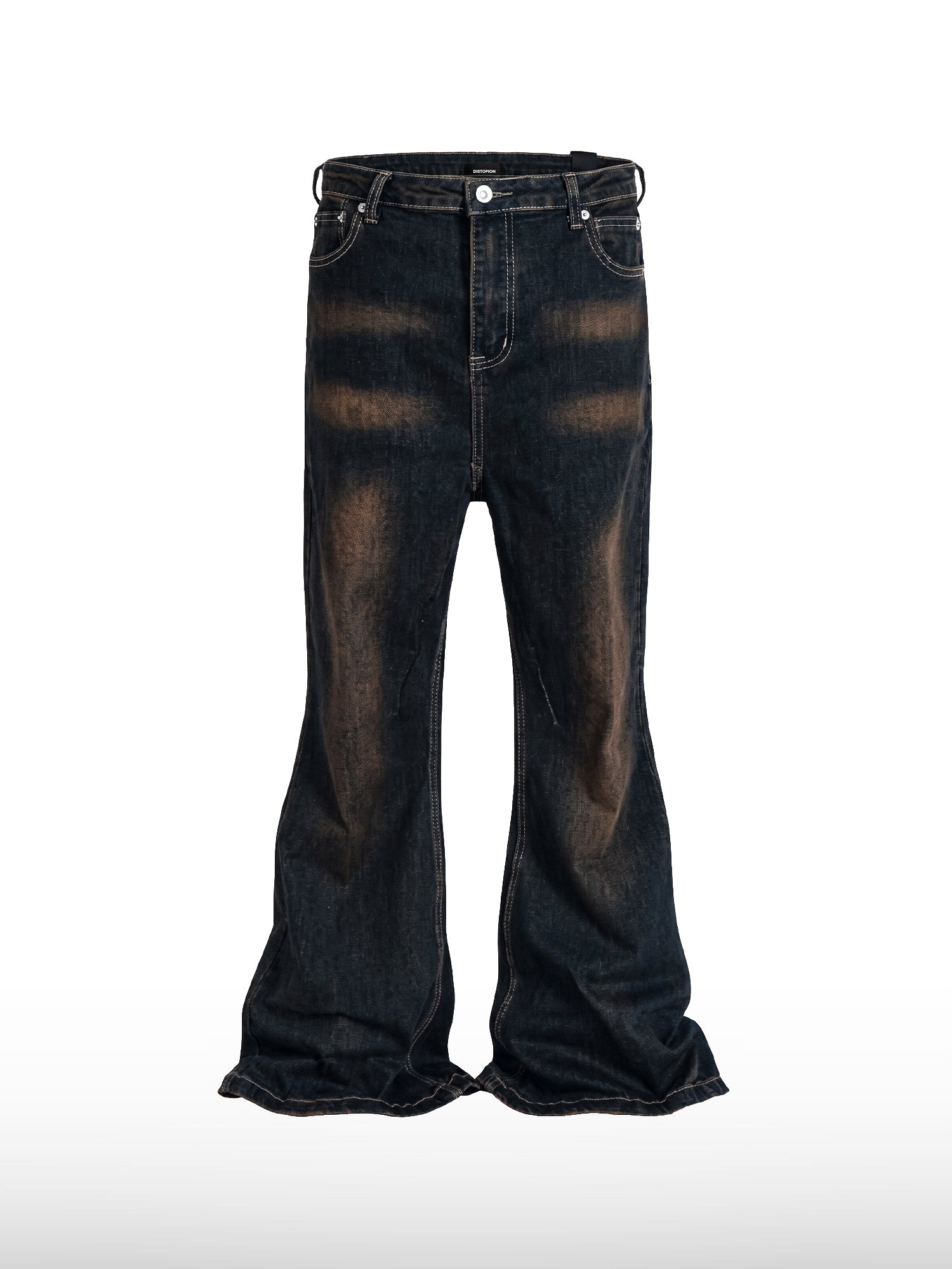 Washed Flare Jeans