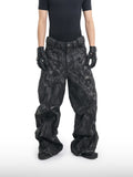 Waxed Reconstructed Jeans