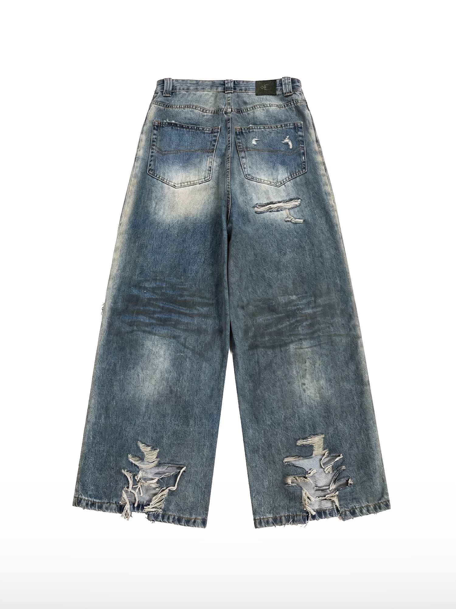 Wrecked Wide Jeans