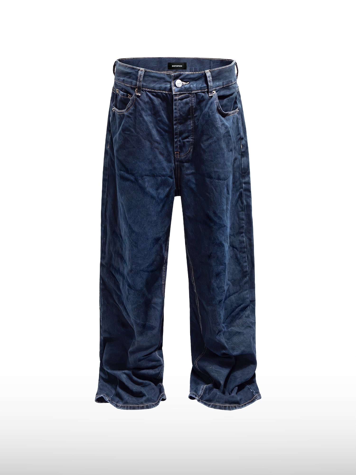Jeans Dritti a Gamba Larga