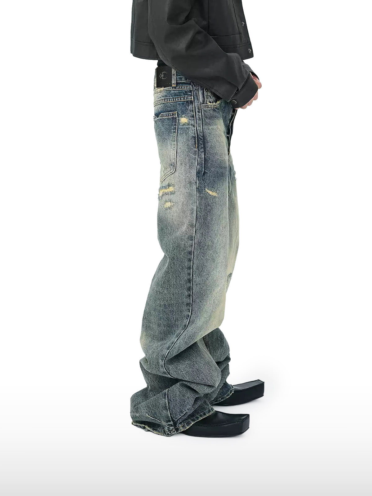 Jeans ribelli usurati