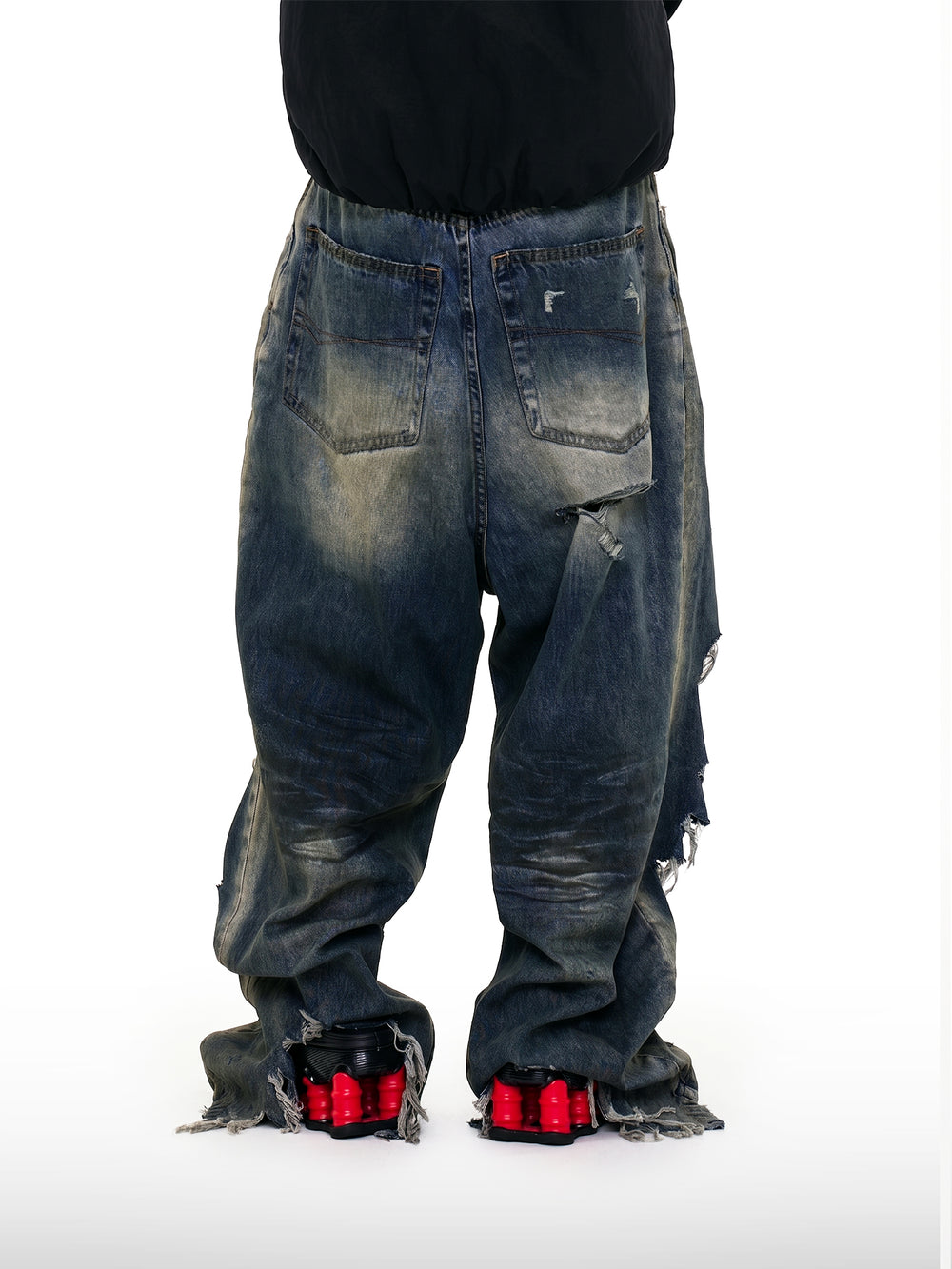 Wrecked Wide Jeans