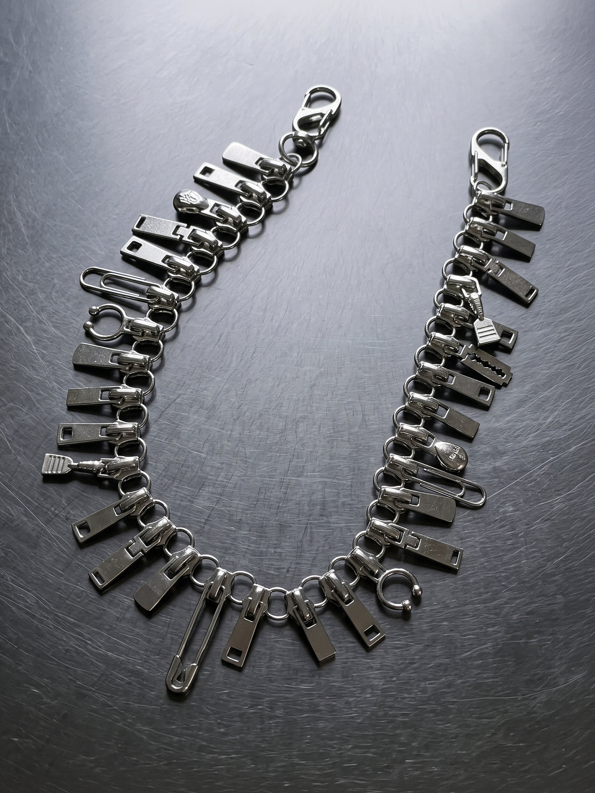 Zipper Charm Waist Chain