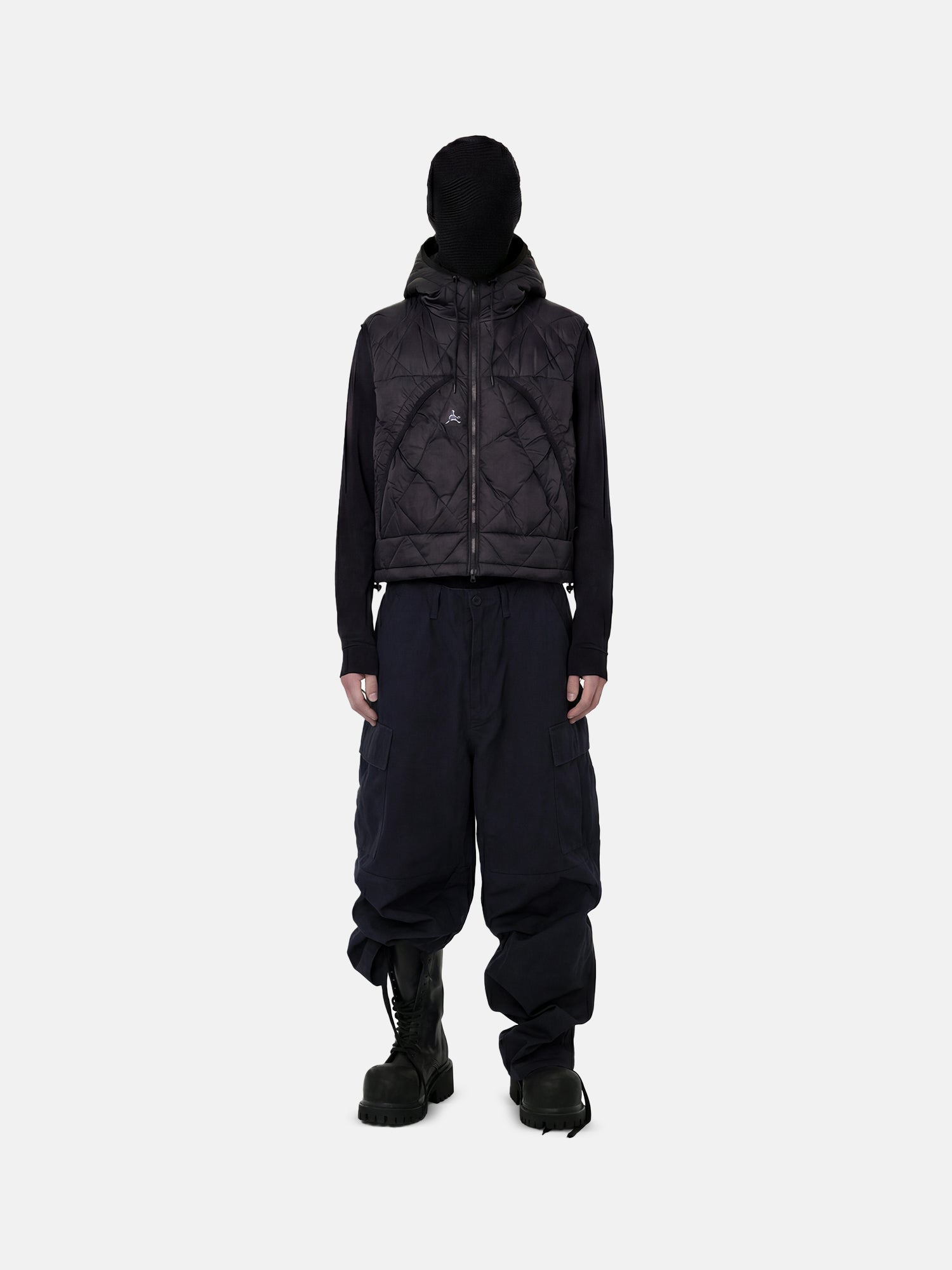 Gilet con cappuccio trapuntato Glacier Diamond